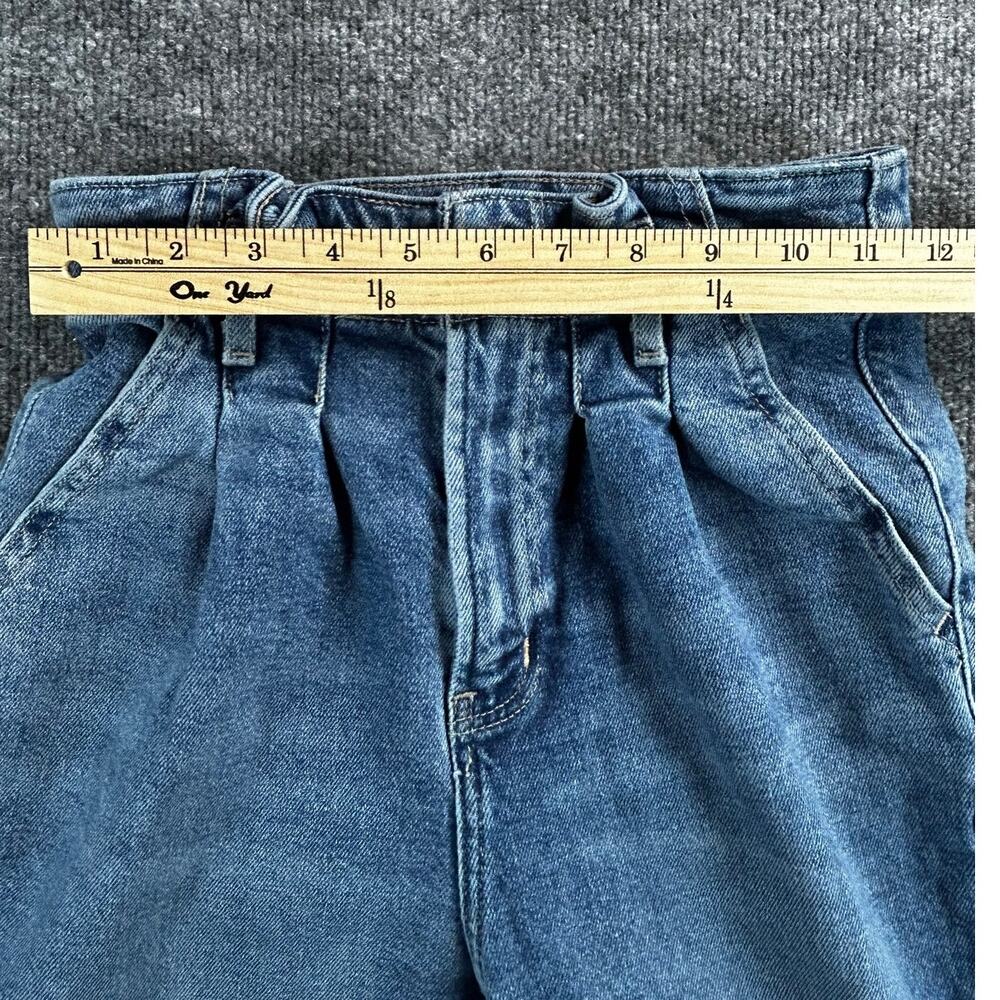 Hollister Ultra High Rise Mom Jeans Women’s 0S W24 L25 Raw Hem Size 0 - Picture 7 of 8